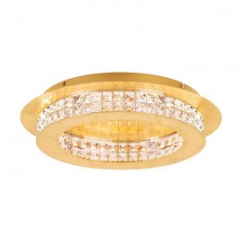 Eglo-PRINCIPE 31.5W Gold & Crystal ceiling light 